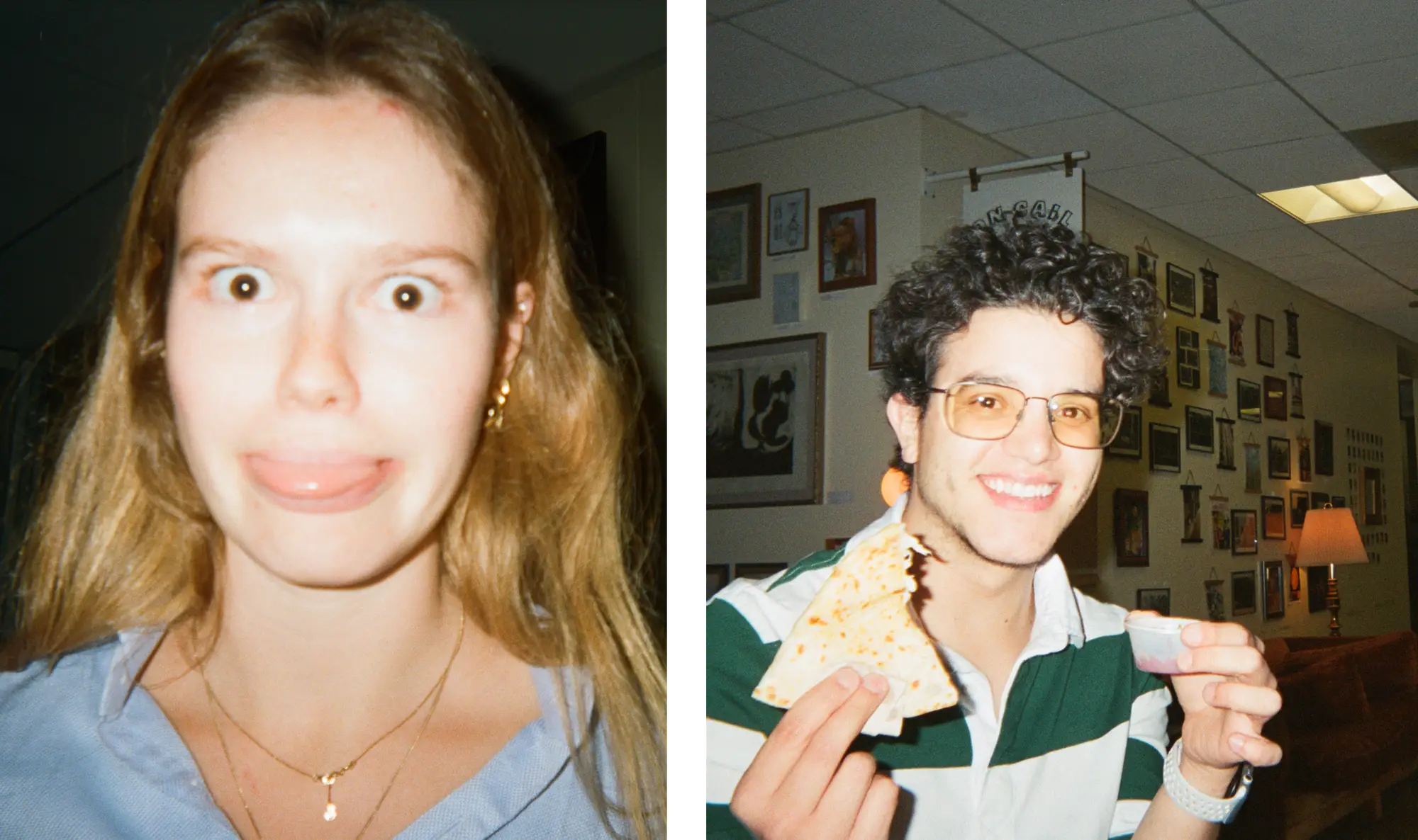 students eating and enjoying the cafe scene