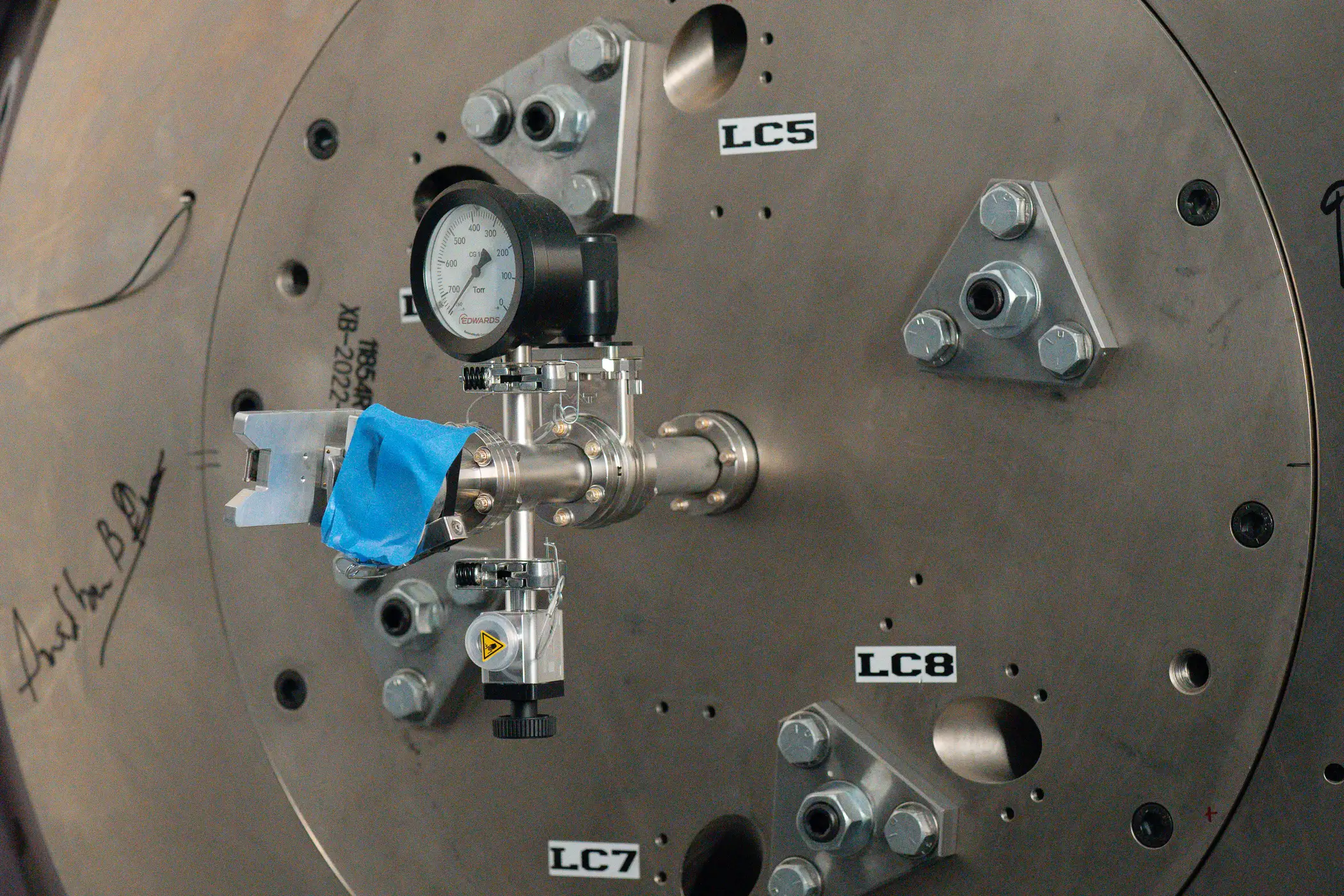 The synchrocyclotron, a particle accelerator that accelerates protons to a high energy (equivalent to more than 200 million volts) to penetrate deep into the body to reach tumors.