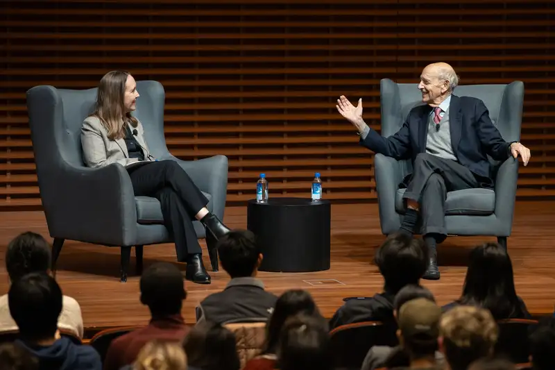 Provost interviews supreme court justice