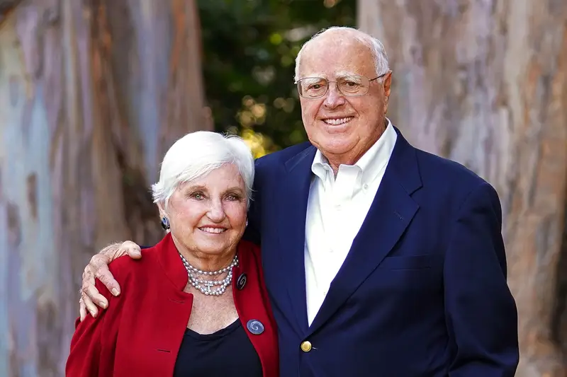 Dottie and Bob King smile together