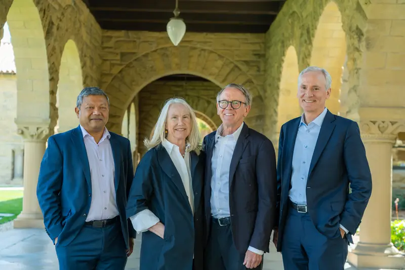 Arun Majumdar, Ann and John Doerr, and Marc Tessier-Lavigne