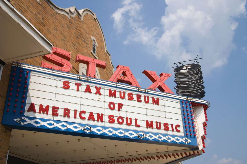 marquee sign of the stax records museum
