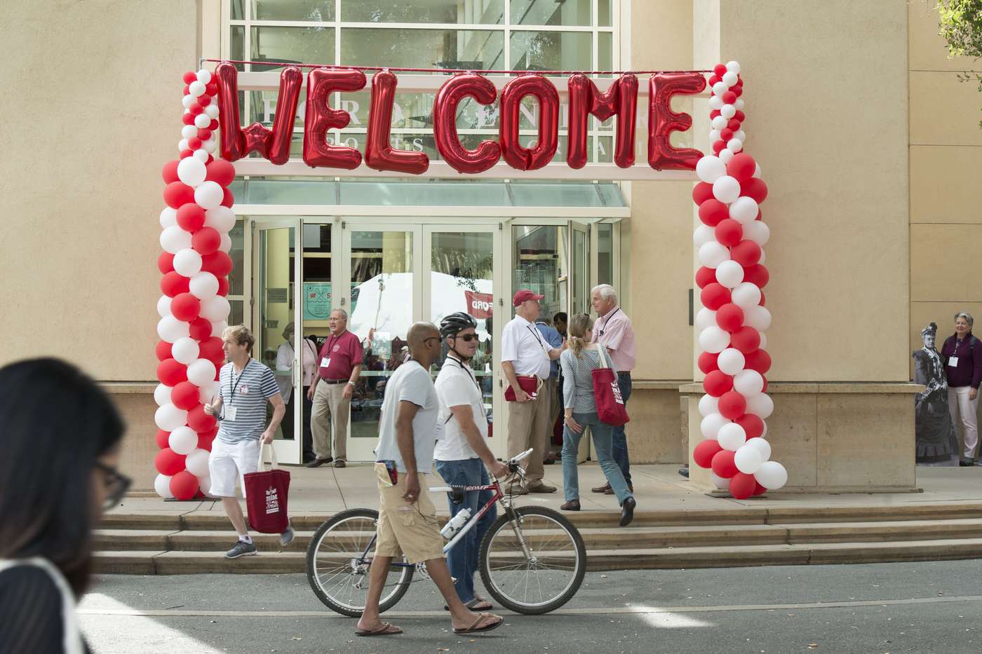 Welcome sign at Reunion Homecoming