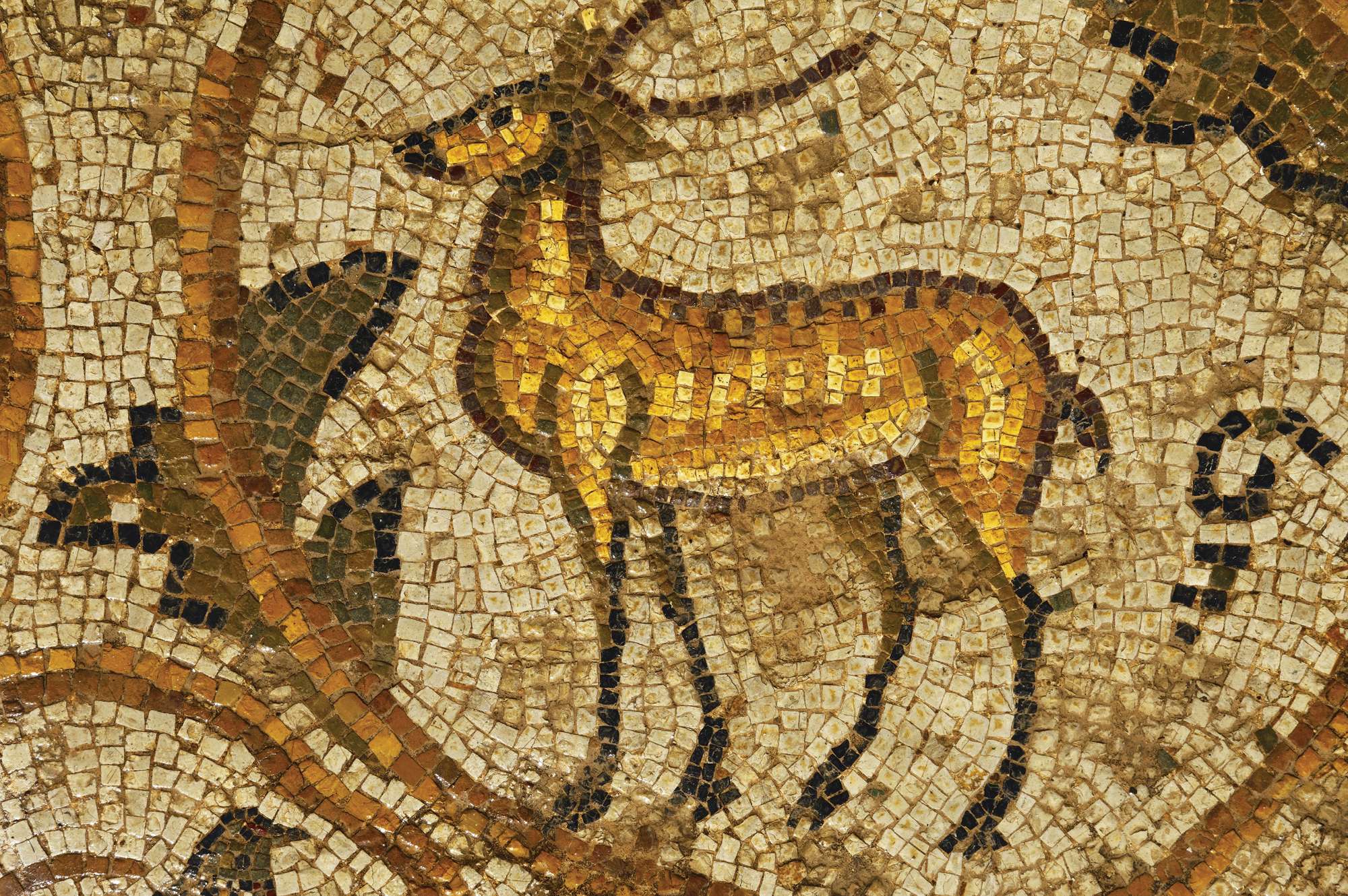 beautiful mosaic of deer