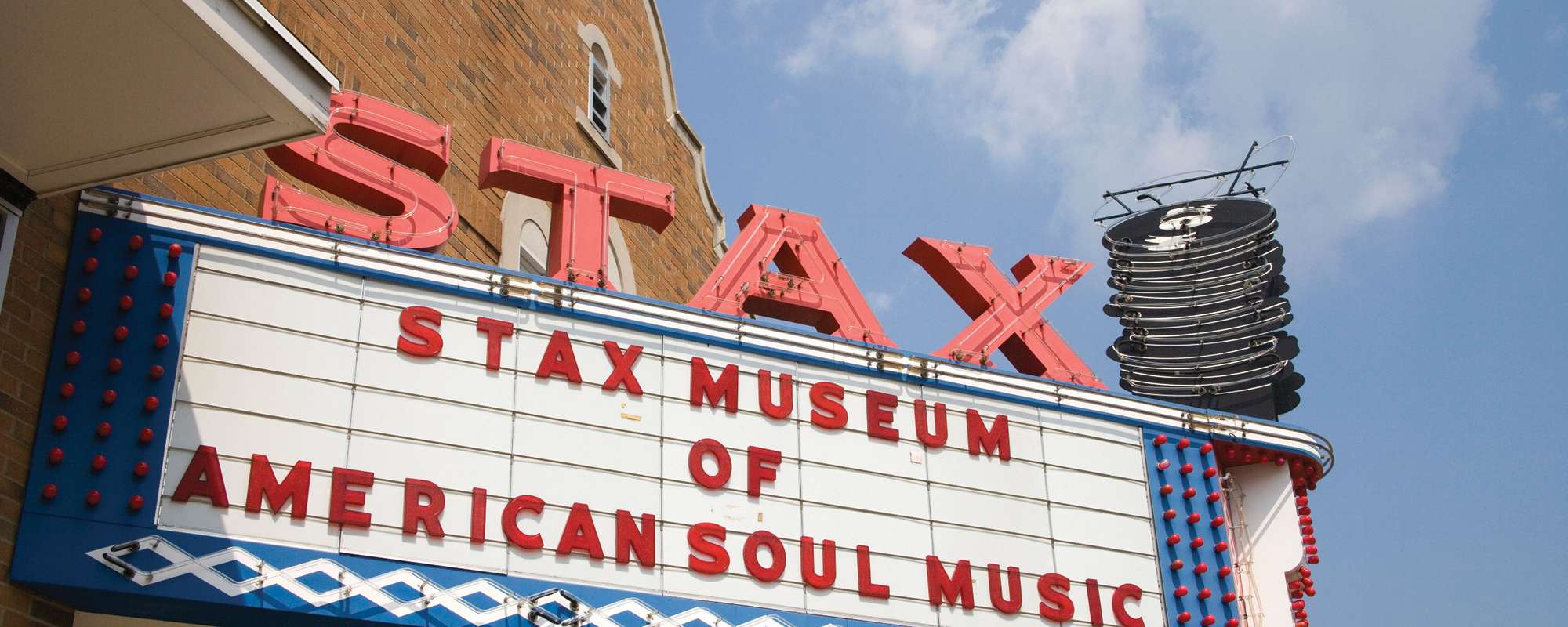 marquee sign of the stax records museum