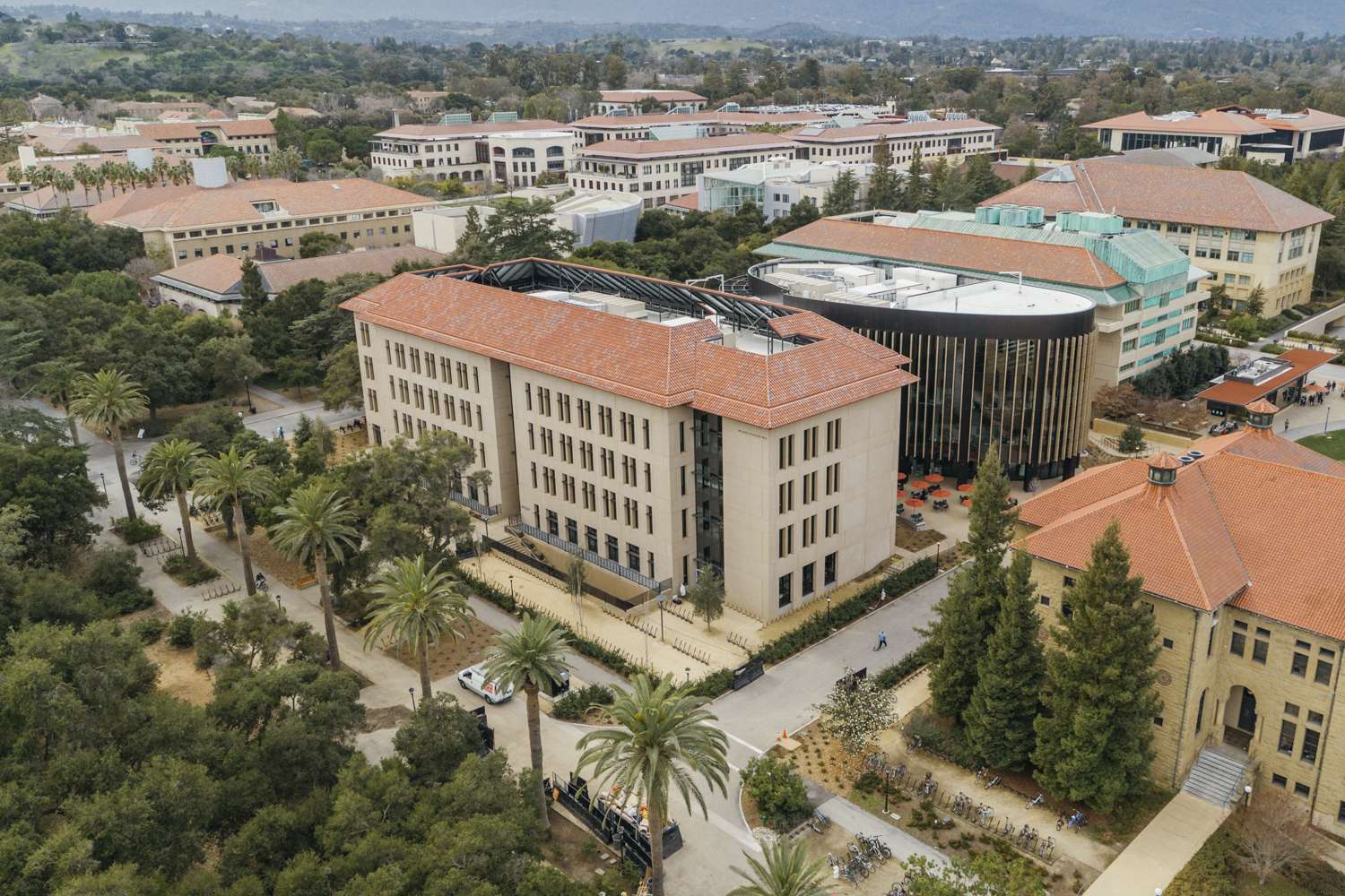 Aerial of CoDa building