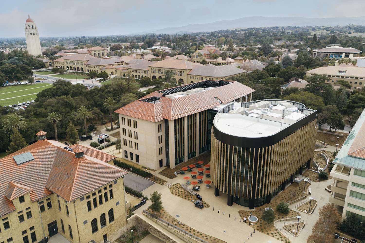 Aerial of the new CoDa building